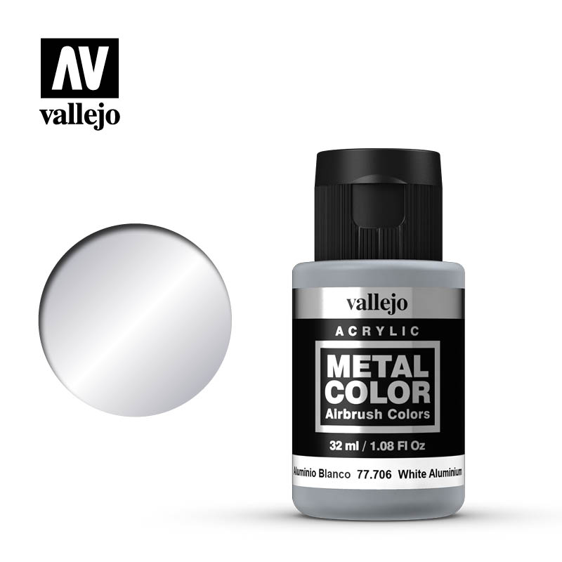 METAL COLOR WHITE ALUMINIUM 32ML 77706