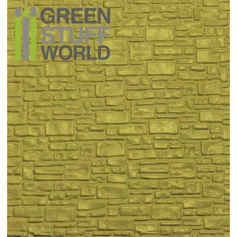 GREEN STUFF WORLD - PLANCHA PLASTICARD - LADRILLO LISO - TAMAÑO A4 - Imagen 4