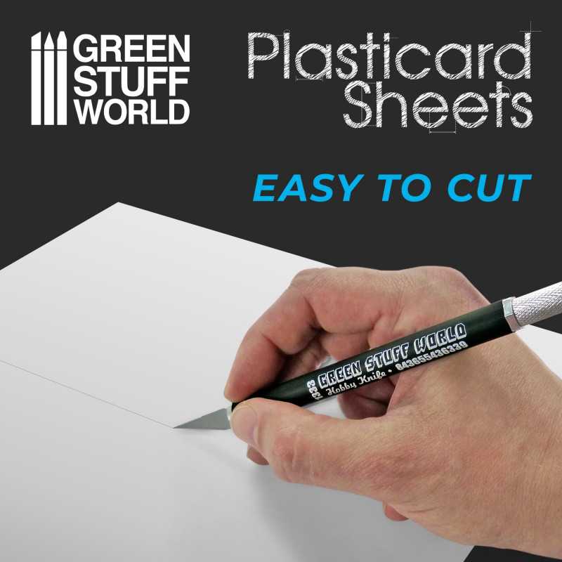 GREEN STUFF WORLD - PLANCHA PLASTICARD ABS - MIX 7 PLANCHAS - Imagen 3