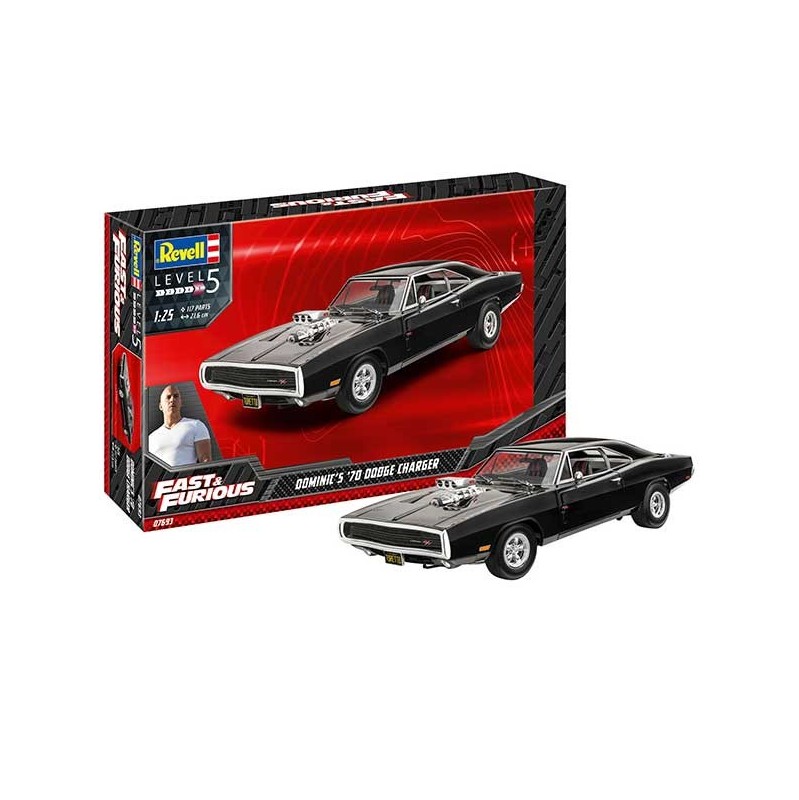 Revell Maqueta Coche Fast & Furious 1970 Dodge Charger 1:25 - Nº 47207693
