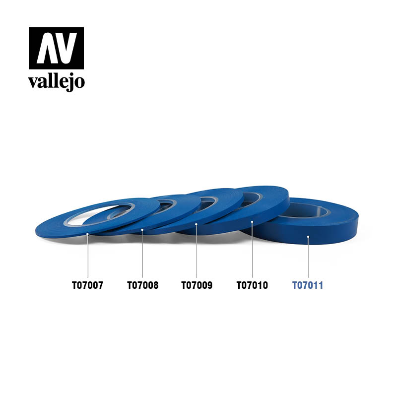Herramientas de Modelismo: Cinta de Enmascarar Flexible 10 mm x 18 m T07011 - Imagen 2
