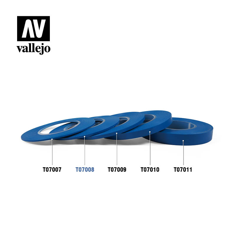 Herramientas de Modelismo: Cinta de Enmascarar Flexible 2 mm x 18 m T07008 - Imagen 2