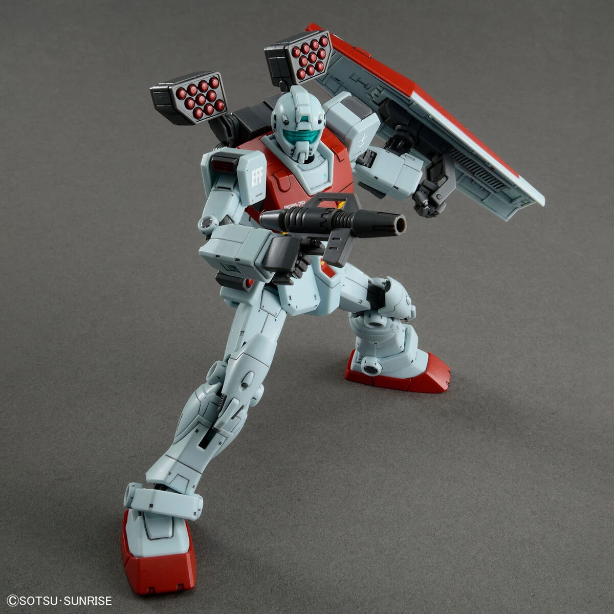 HG 1/144 GM (SHOULDER CANNON/MISSILE POD EQUIPMENT) - Imagen 6