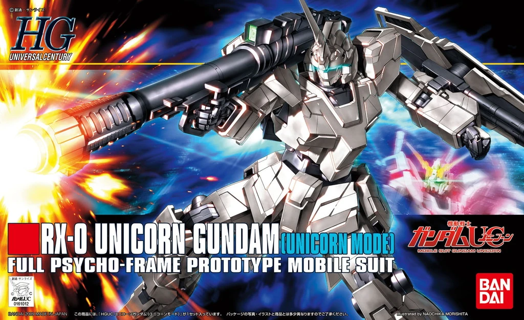 HGUC 1/144 RX-0 UNICORN GUNDAM (UNICORN MODE) - Nº 101