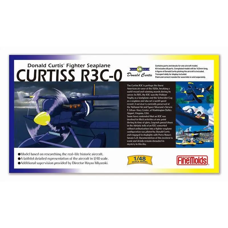 PORCO ROSSO 1/48 Donald Curtiss' Fighter Seaplane Curtiss R3C-0