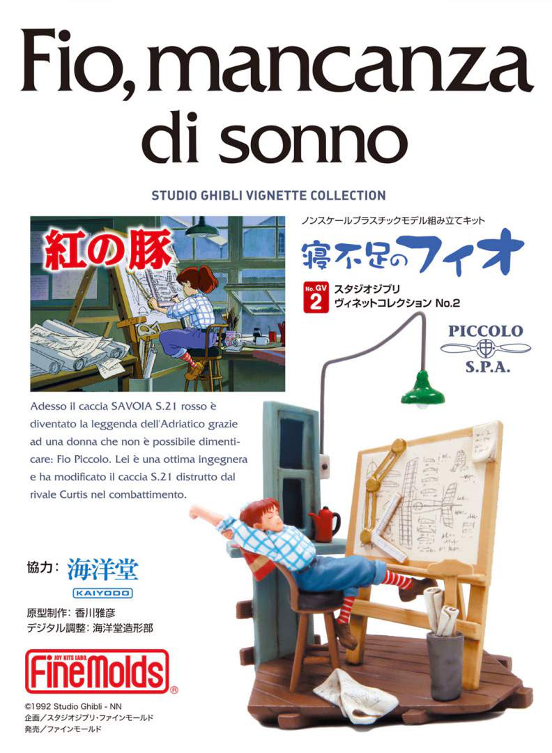 PORCO ROSSO 1/48 SLEEPLESS FIO TO PAINT