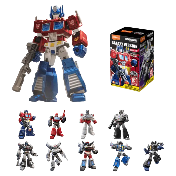 BLOKEES TRANSFORMERS GALAXY VERSION 01 ROLL OUT (CAJA DE 9 UNIDADES) - Imagen 2