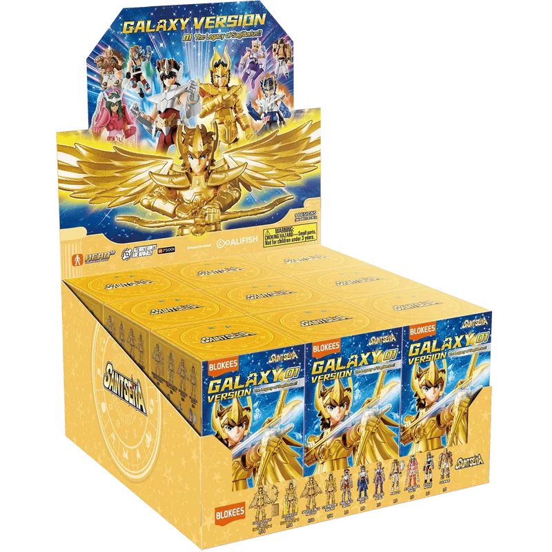 BLOKEES SAINT SEIYA GALAXY VERSION 01: THE LEGACY OF SAGITTARIUS!! (CAJA DE 9)