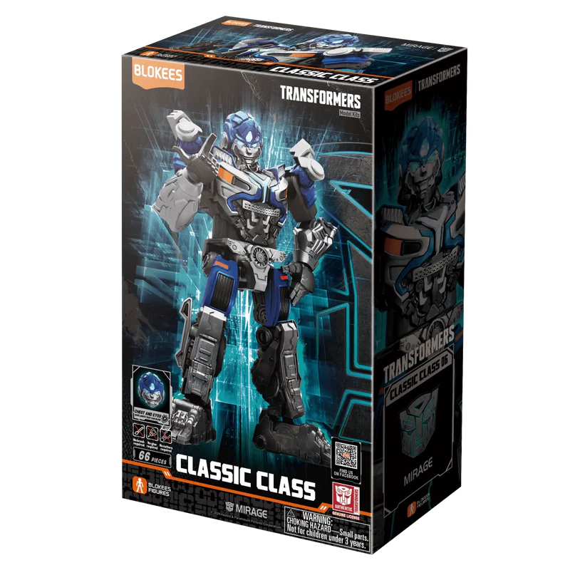 BLOKEES TRANSFORMERS CLASSIC CLASS MIRAGE - Nº 06 (RISE OF THE BEASTS)