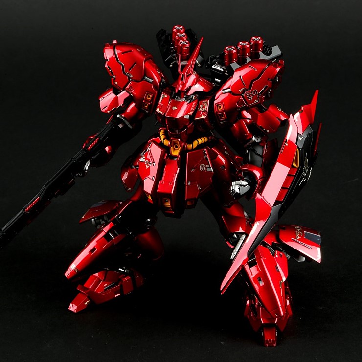 DELPI DECAL METAL STICKER PARA RG SAZABI GOLD - Imagen 3
