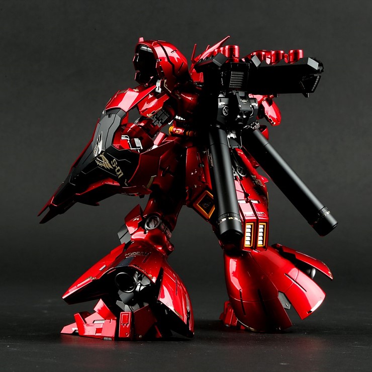 DELPI DECAL METAL STICKER PARA RG SAZABI GOLD - Imagen 4