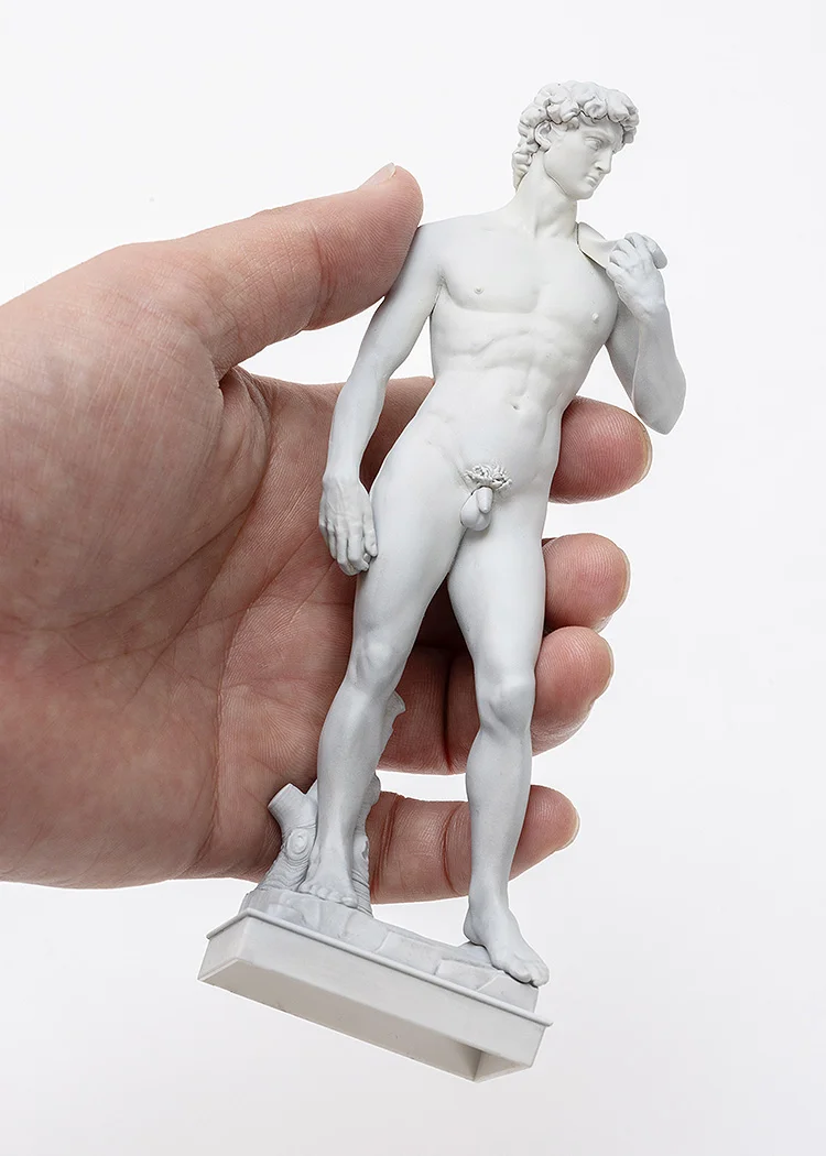 MICHELANGELO'S DAVID PLASTIC MODEL - Imagen 5