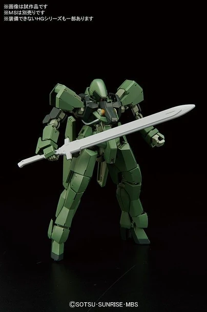 HG IRON BLOODED ORPHANS ARMS 1/144 SCALE MODEL SUIT OPTION SET 4 & UNION MOBILE WORKER - Nº 004 - Imagen 5