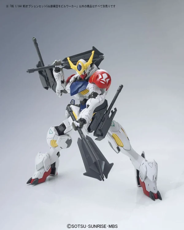 HG IRON BLOODED ORPHANS ARMS 1/144 MOBILE SUIT OPTION SET 5 & TEKKADAN MOBILE WORKER – Nº 005 - Imagen 6