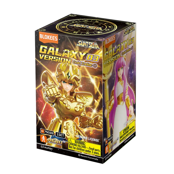 BLOKEES SAINT SEIYA GALAXY VERSION 03: Gold Zodiac ① (CAJA DE 9) - Imagen 3