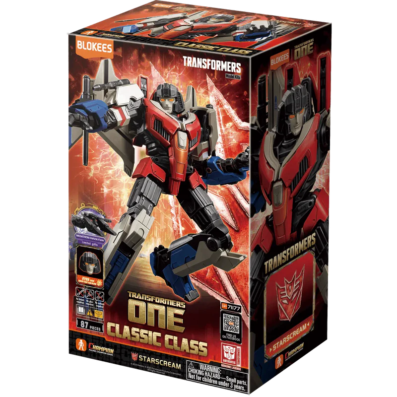 BLOKEES TRANSFORMERS CLASSIC CLASS STARSCREAM - Nº 16 (TRANSFORMERS ONE)