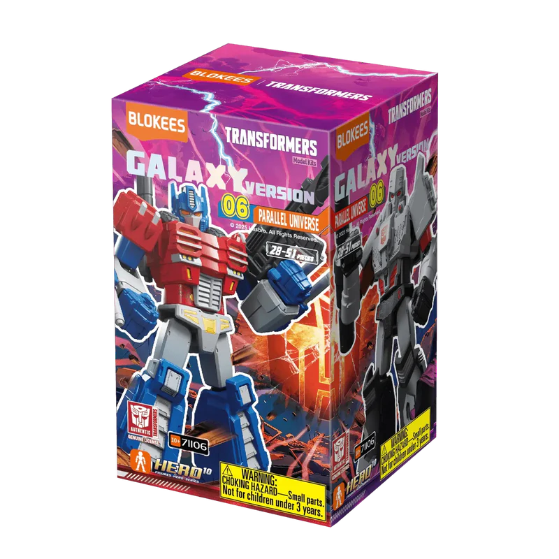 BLOKEES TRANSFORMERS GALAXY VERSION 06 PARALLEL UNIVERSE (CAJA DE 9 UNIDADES) - Imagen 13