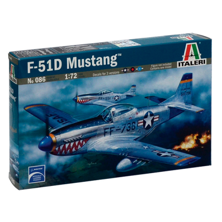 Italeri Avión F-51D Mustang 1:72