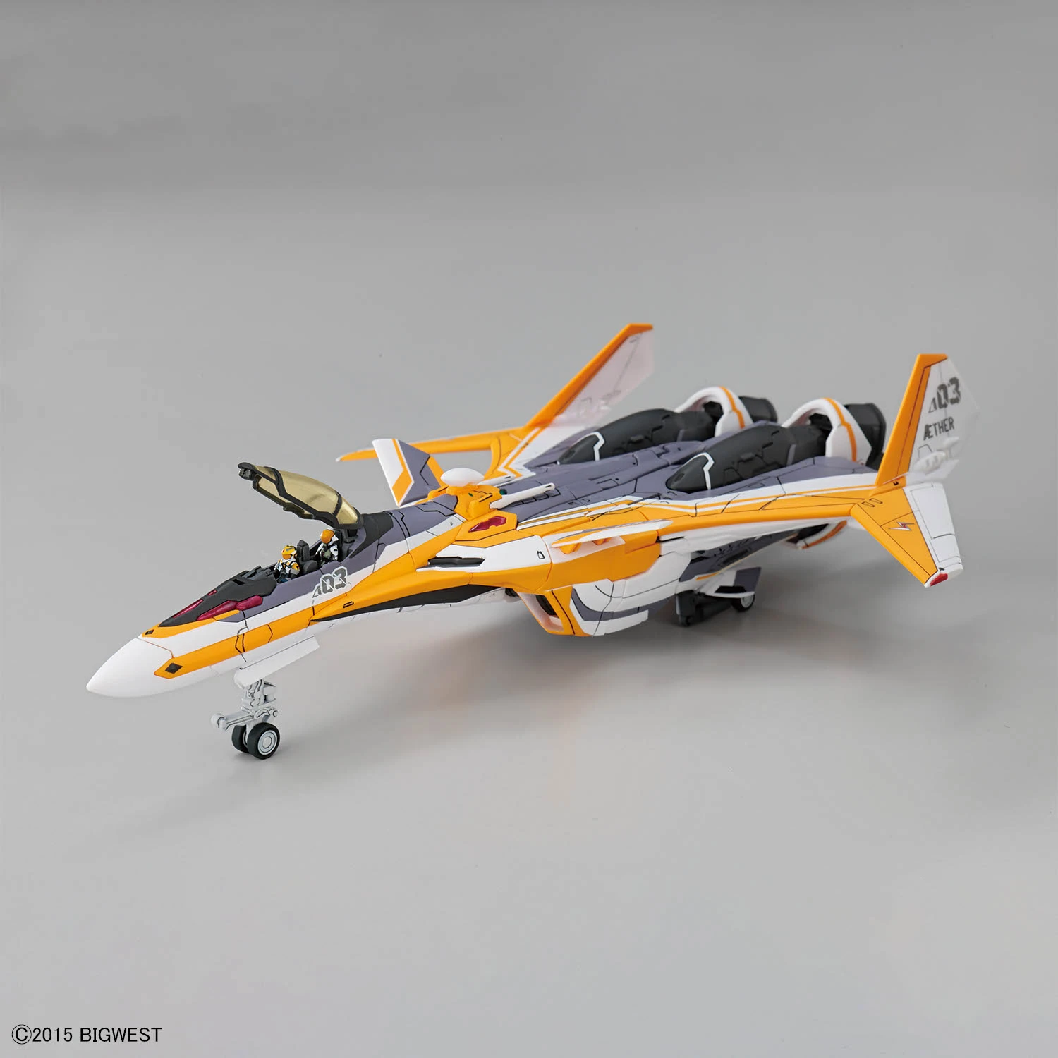 HG 1/100 MACROSS VF-31E SIEGFRIED (CHUCK MUSTANG) DELUXE SET - Imagen 11