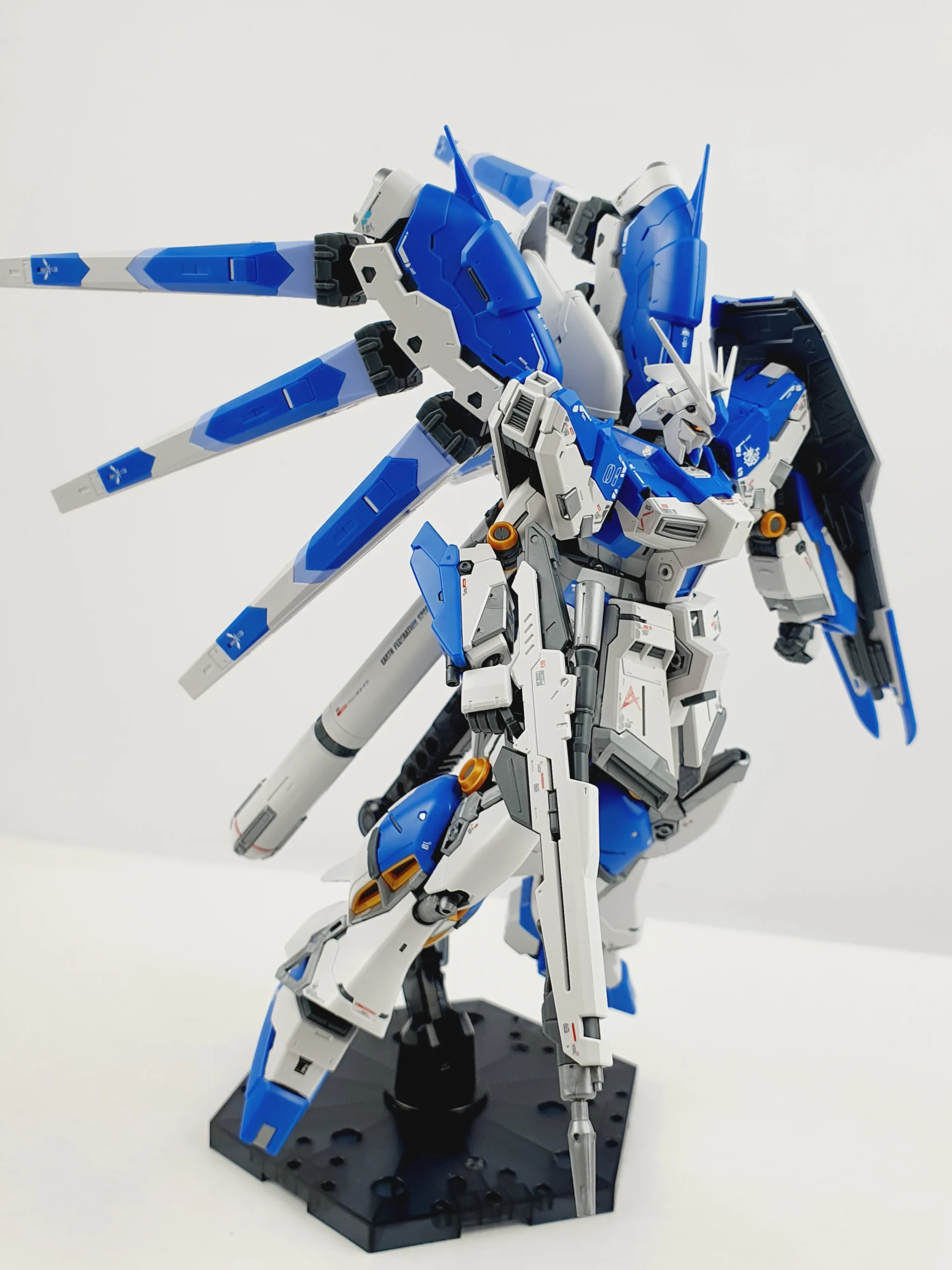 DELPI DECAL WATER DECAL PARA RG HI NU GUNDAM - Imagen 3