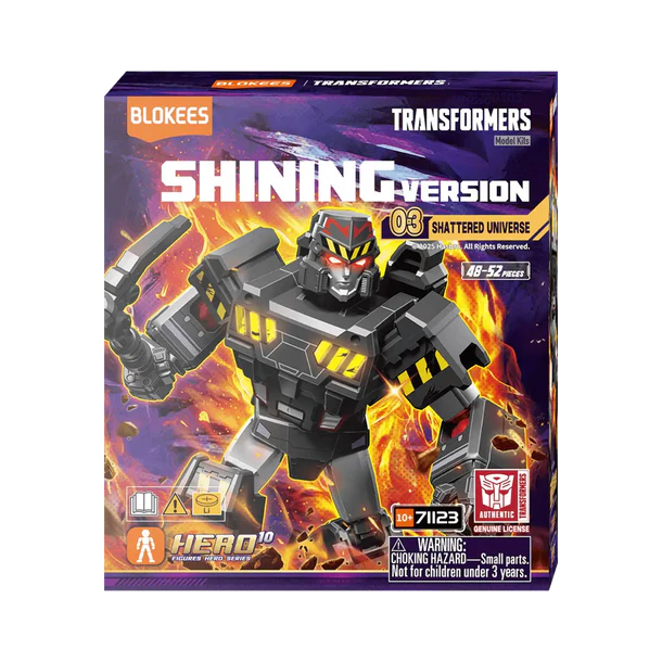 BLOKEES TRANSFORMERS SHINING VERSION 03 SHATTERED UNIVERSE (CAJA DE 6 UNIDADES) - Imagen 3