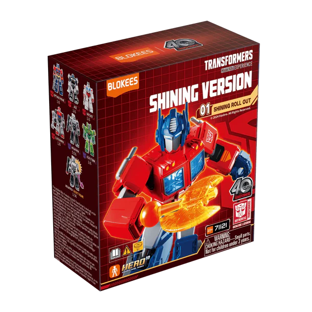 BLOKEES TRANSFORMERS SHINING VERSION 01 ROLL OUT (CAJA DE 6 UNIDADES) - Imagen 3